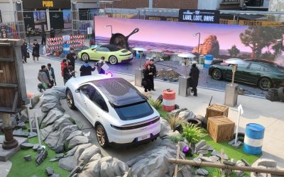 배틀그라운드(배그) & 포르쉐 팝업스토어 펍지 성수  LAND, LOOT, DRIVE